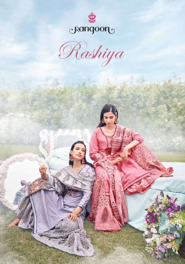 Kessi fabrics Rangoon Rashiya Cotton With kashmiri Work read...