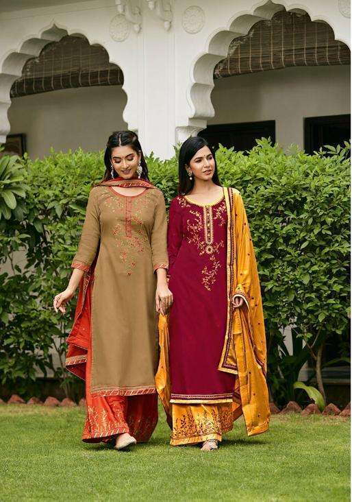 Kessi fabrics Triple A Kalash Vol 6 Jam Silk With Embroidery...