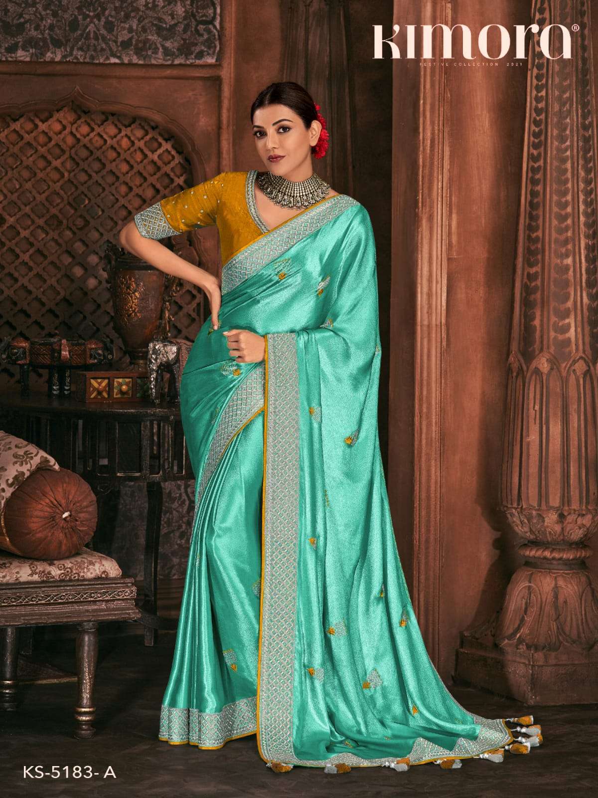 Kimora Fashion Kajal 5183 Colors Fancy Silk Sarees Collectio...