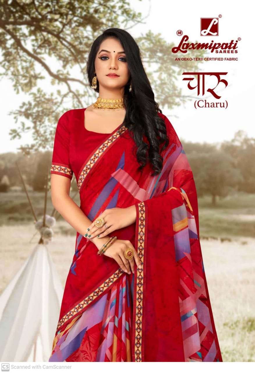laxmipati charu georgette saree collection at wholesale rate