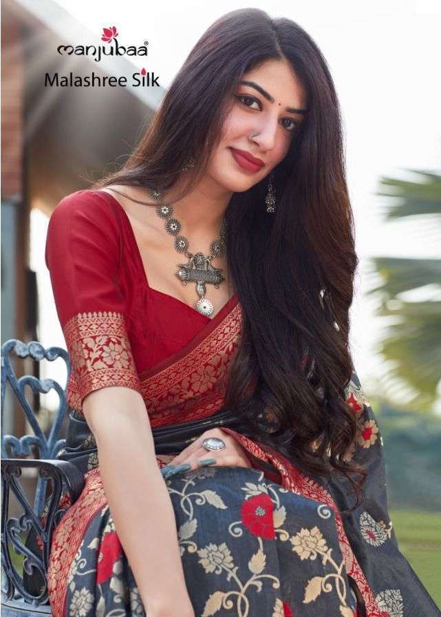 Manjubaa Clothing Malashree Silk Art Silk Sarees collection