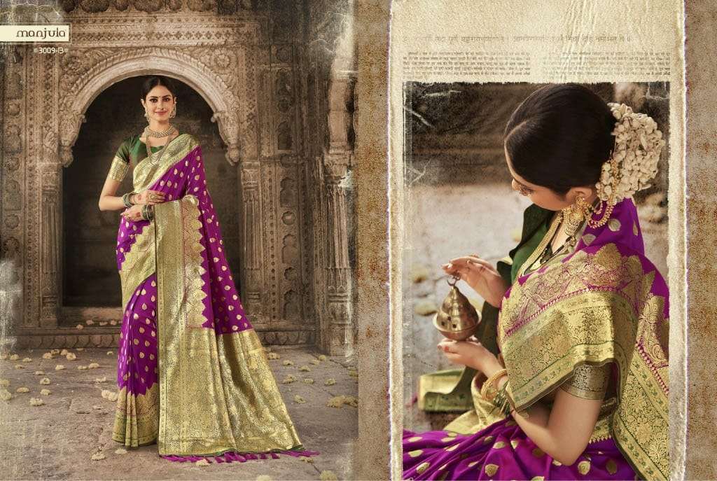 Manjula Vandana Silk Designer Sarees Collection 08