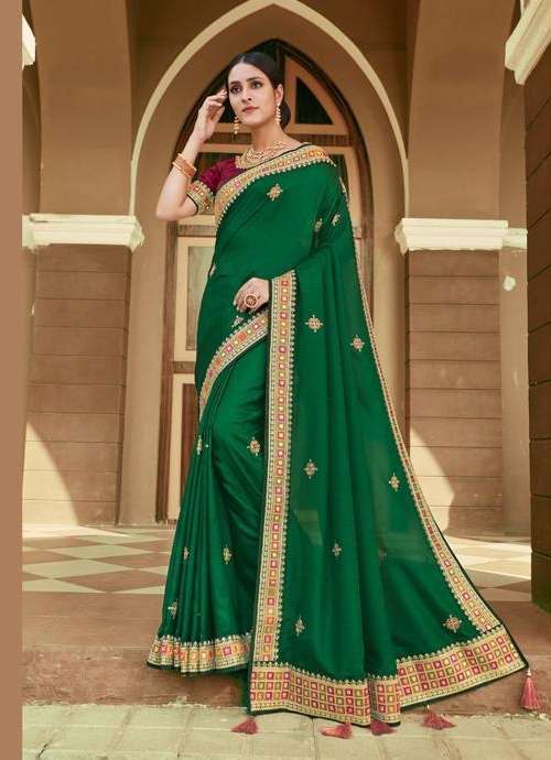 NAKASHI GEORGETTE WITH DESIGNER PARTY WEAR  SAREE COLLECTION