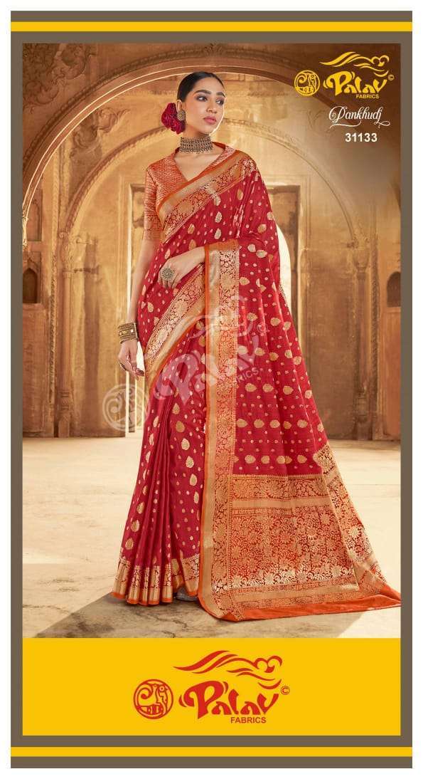 Palav Fabrics Pankhudi Silk Sarees Collection 06