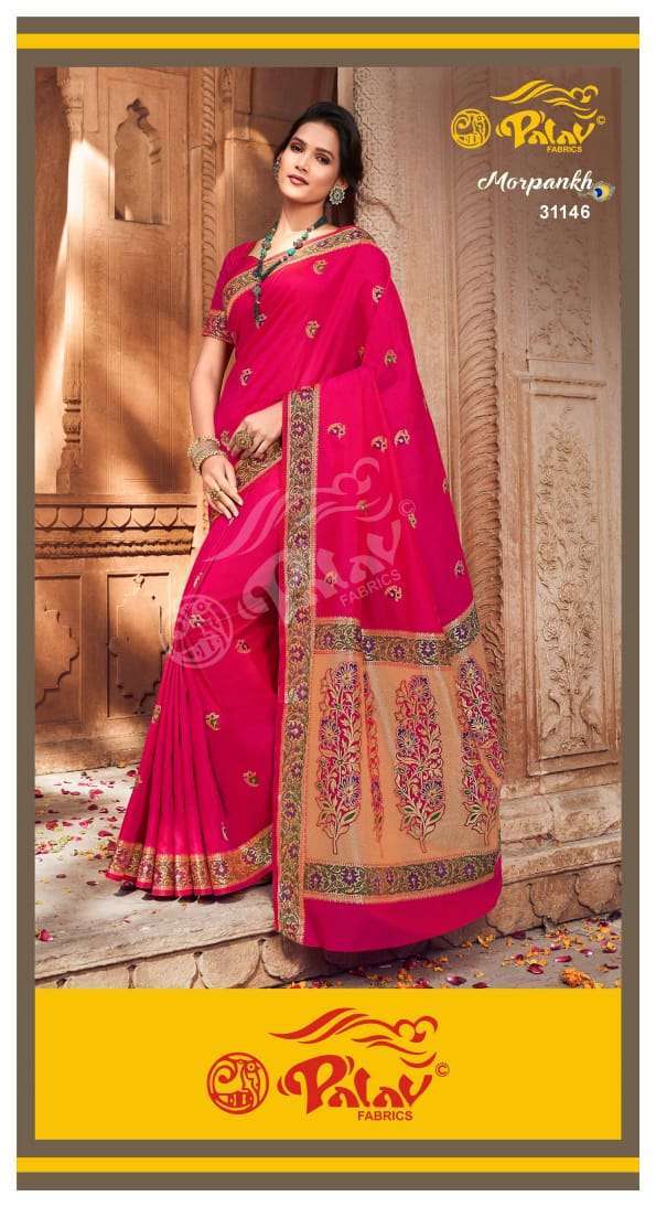 Palav Morpankh Silk Traditional Sarees Collection 04