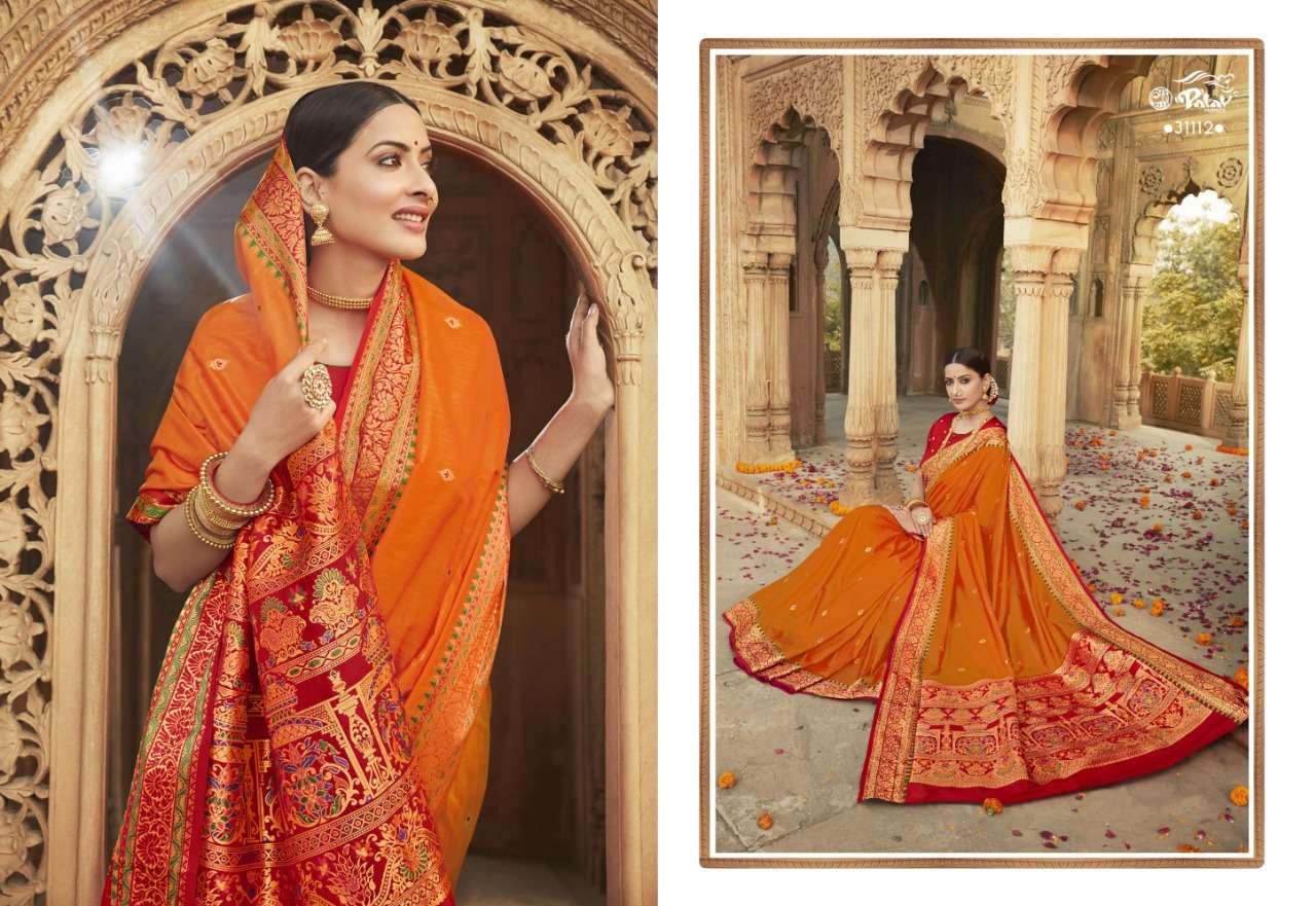 PALAV PAVITRA SILK WITH PARTY WEAR SAREE COLLECTION 03