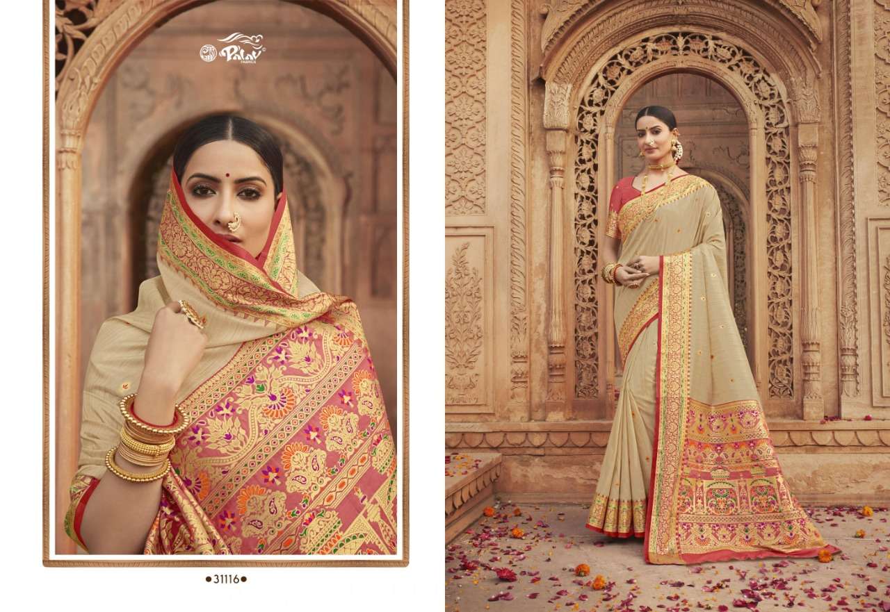 PALAV PAVITRA SILK WITH PARTY WEAR SAREE COLLECTION