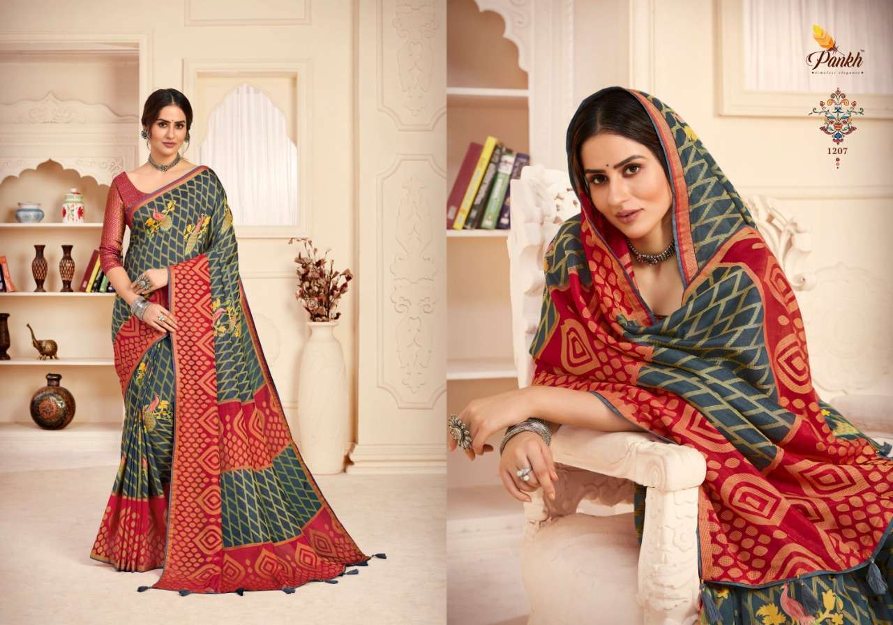 Pankh Nandini Silk Printed Designer Sarees Collection 03