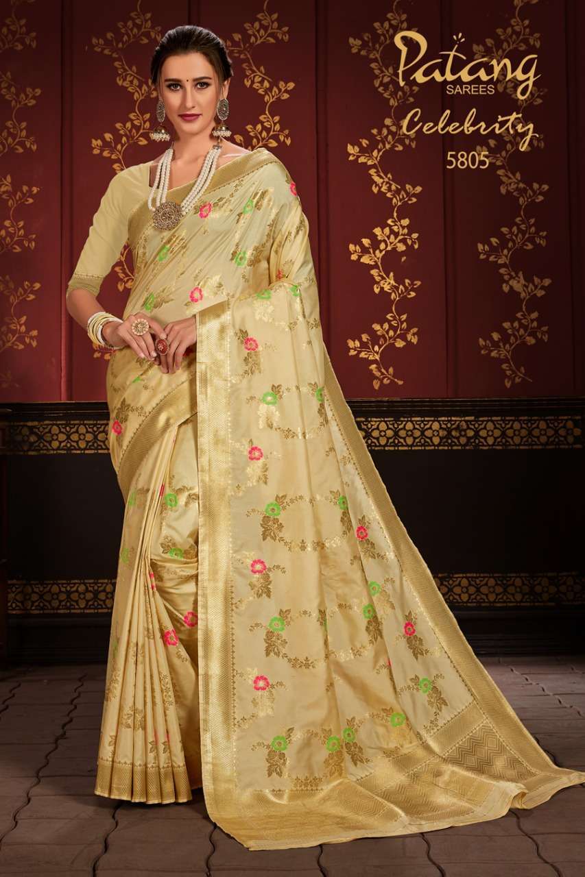 Patang Celebrity Soft Silk Party Wear Sarees Collection 03