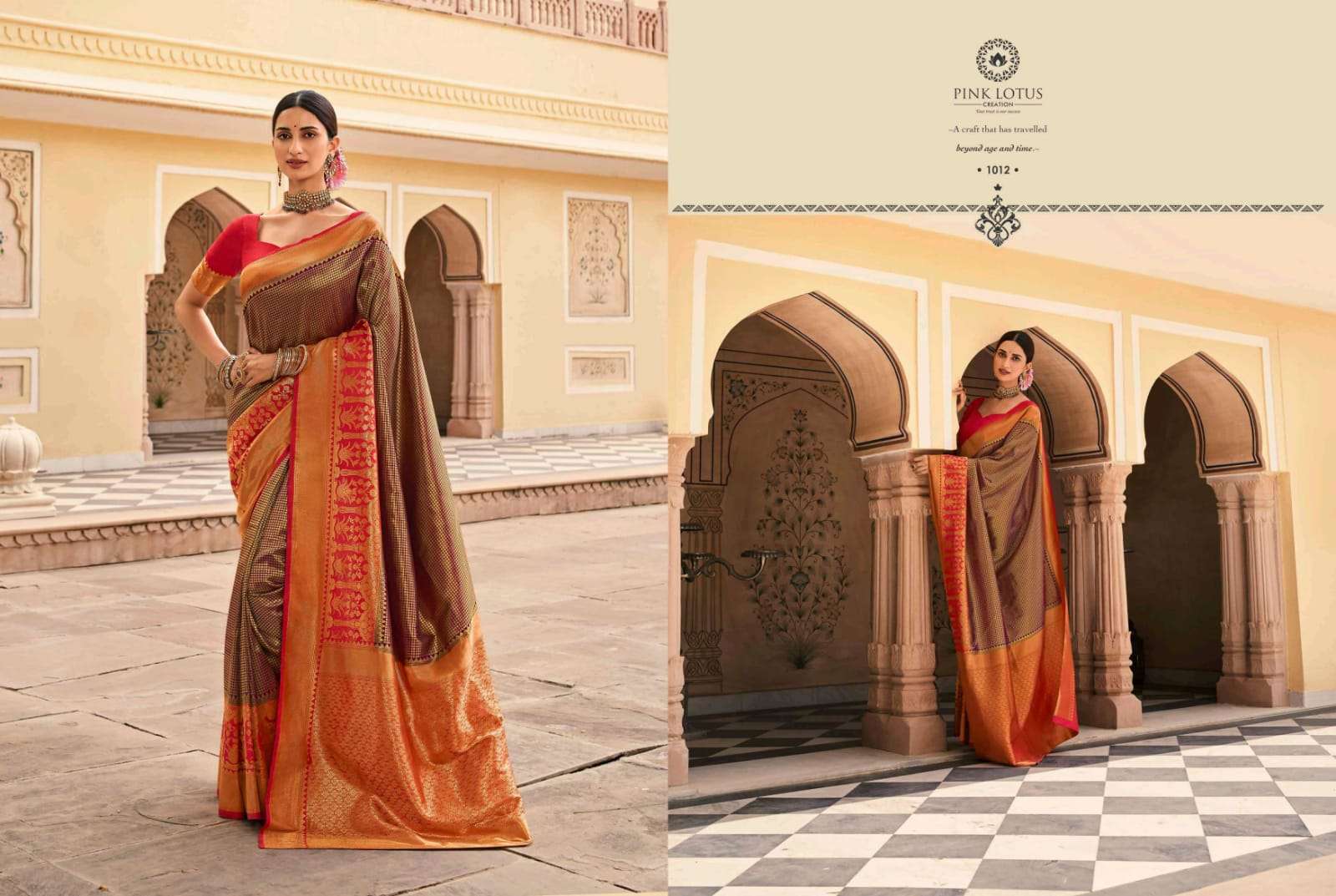 Pink Lotus Pratiksha Silk Designer Saree Collection  011