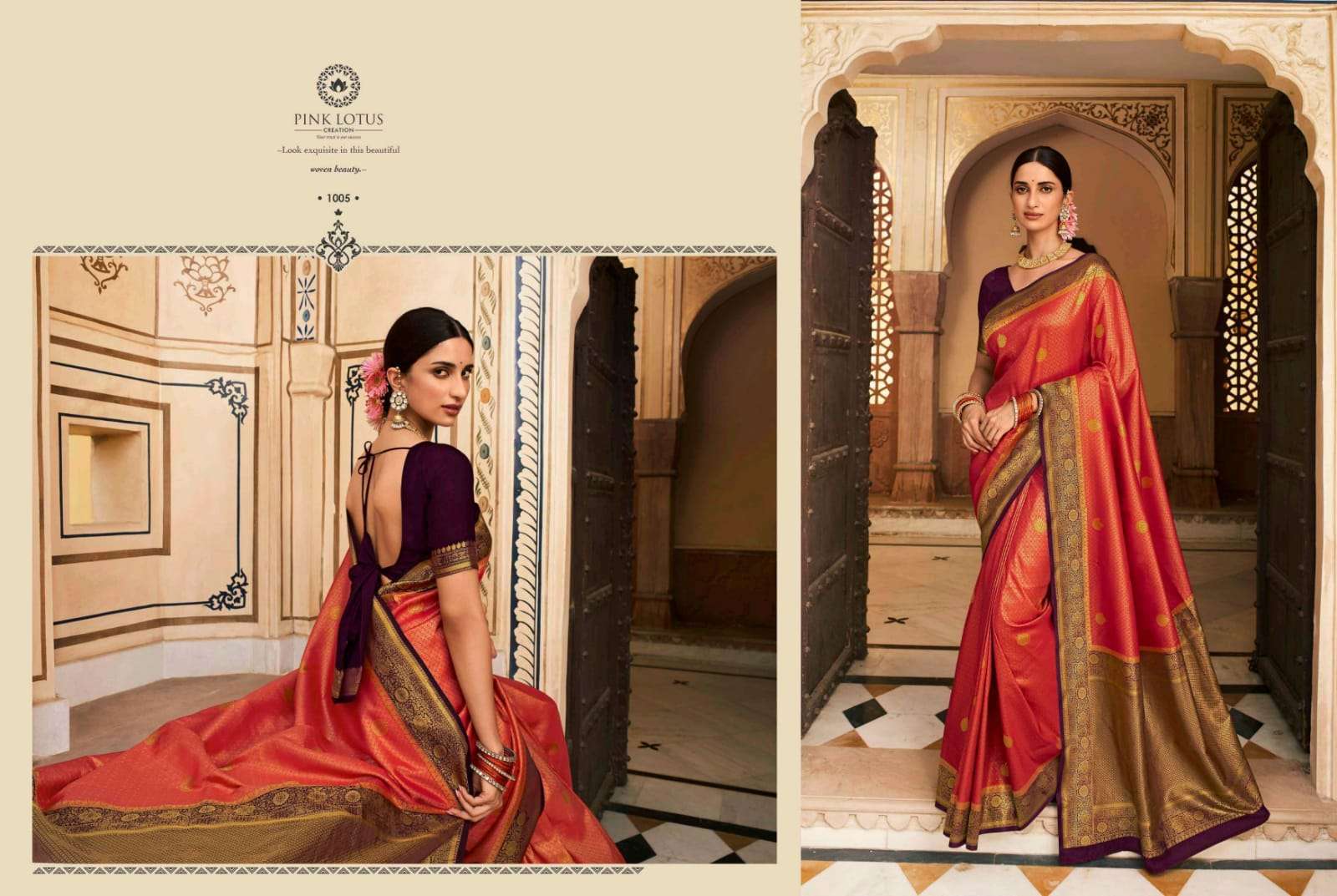 Pink Lotus Pratiksha Silk Designer Saree Collection  06