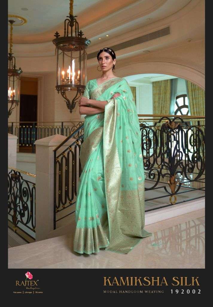 Rajtex Kamiksha Silk Pure Modal Handloom Weaving Sarees Coll...