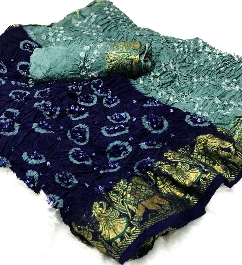 Rubbyna Silk With Cotton Zari Border Saree Collection 02