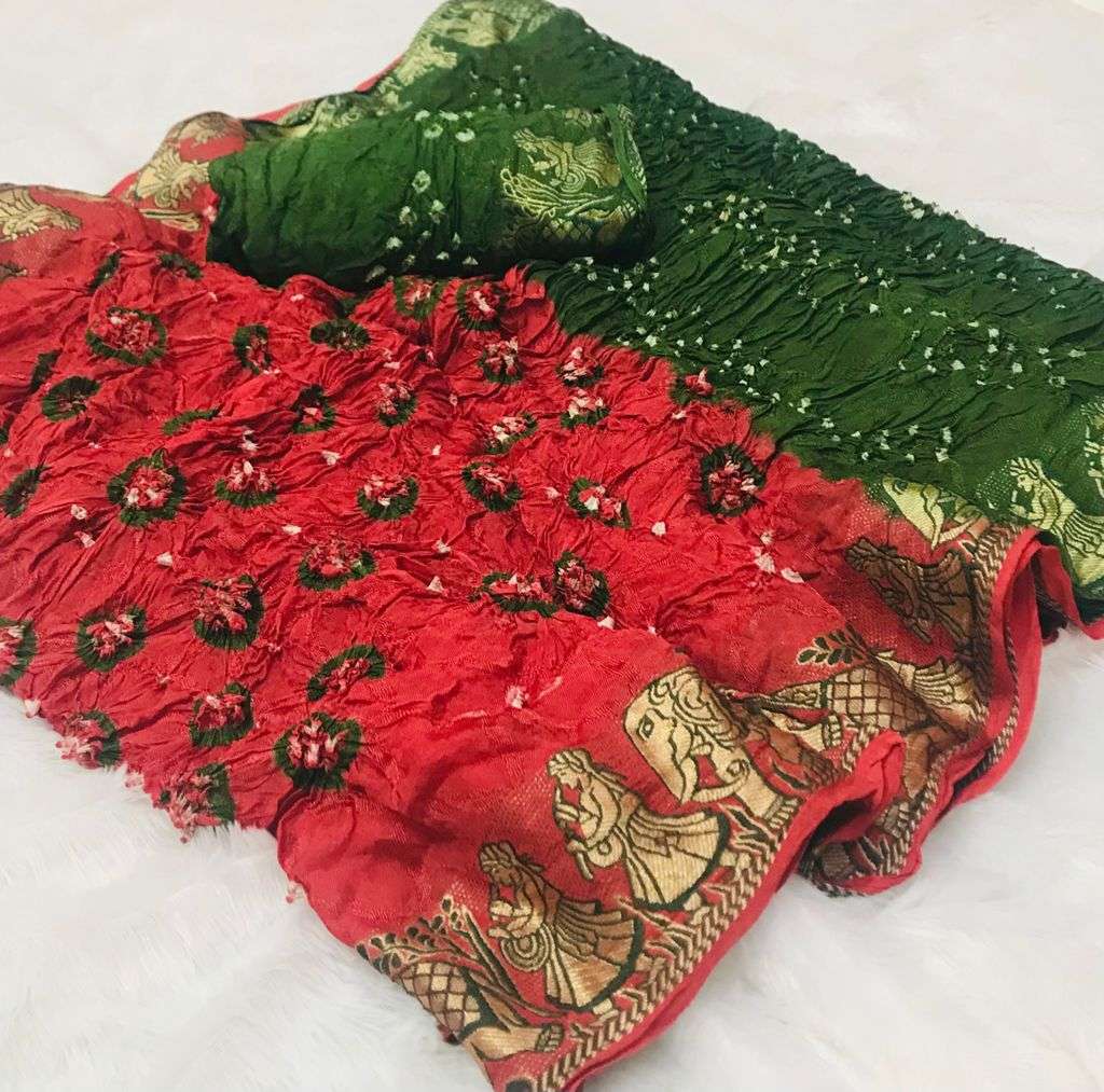 Rubbyna Silk With Cotton Zari Border Saree Collection 06