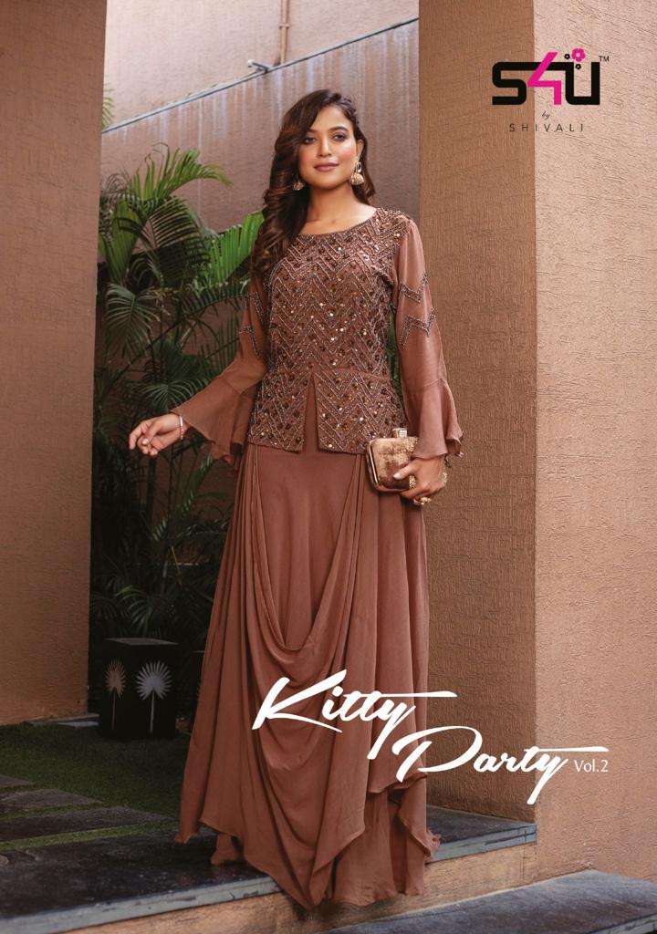 S4U Kitty party Vol 2 Fancy With hand Work Designer Salwar K...