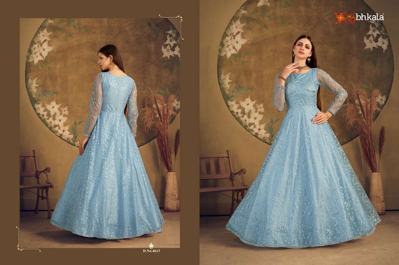Shubhkala Flory Vol 16 Net With Anarkali Gown Collection 03