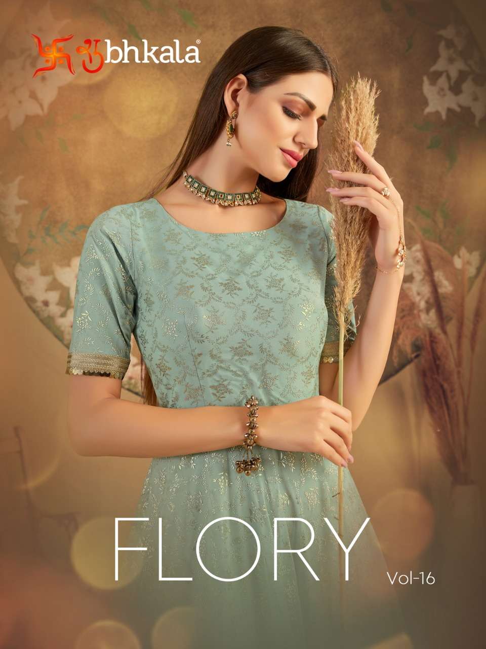 Shubhkala Flory Vol 16 Net With Anarkali Gown Collection
