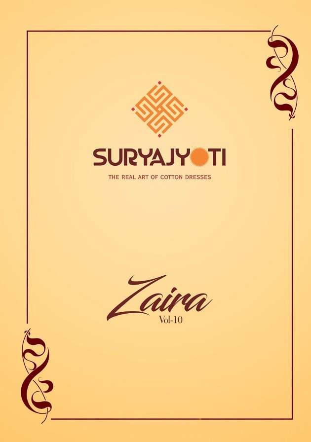 Suryajyoti Zaira Vol 10 Heavy jam Satin printed Dress Materi...