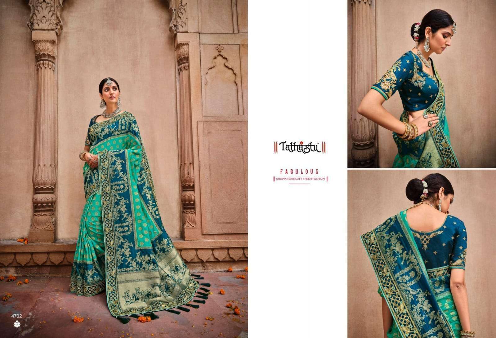 Tathastu 4701 To 4712 Series Silk Designer Sarees Collection...