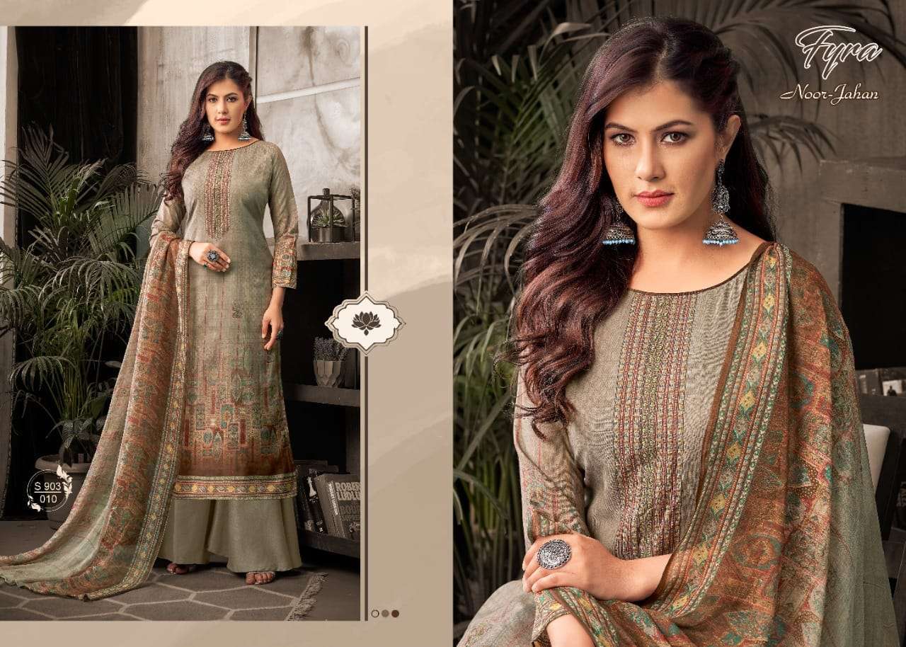 Alok Suits Fyra Noor Jahan Soft Cotton Digital Print Dress M...