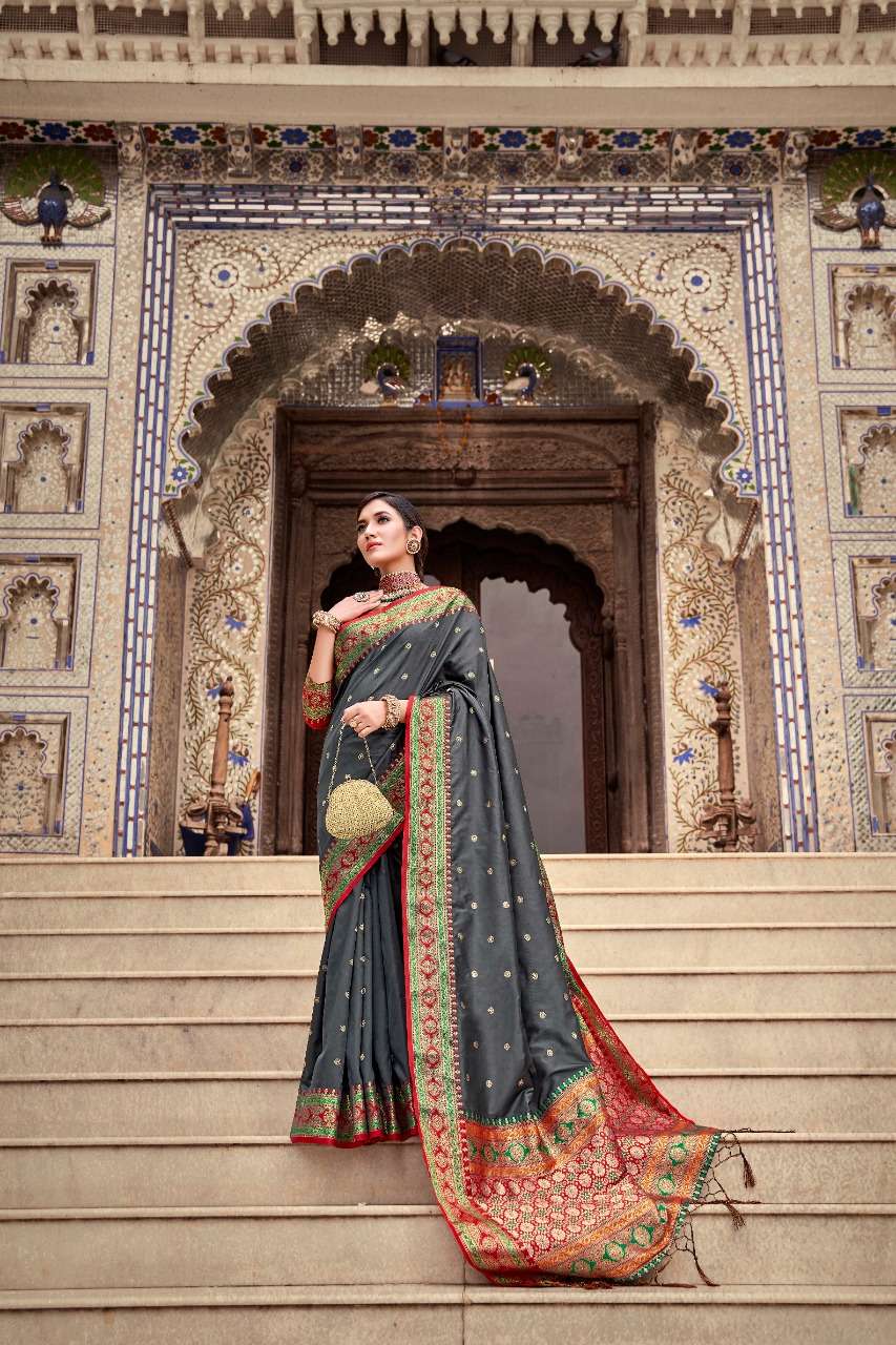 Amyra Silk Soft Silk Weaving Border Sarees Collection 01