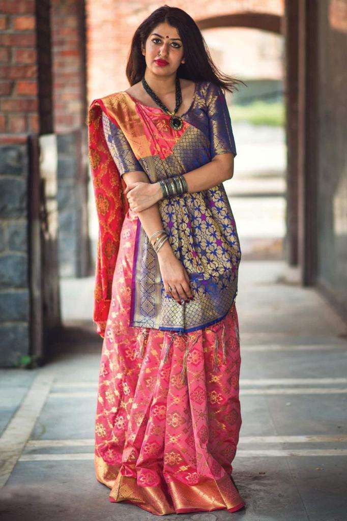 Banarasi Silk With Traditional Patola Design Saree collectio...