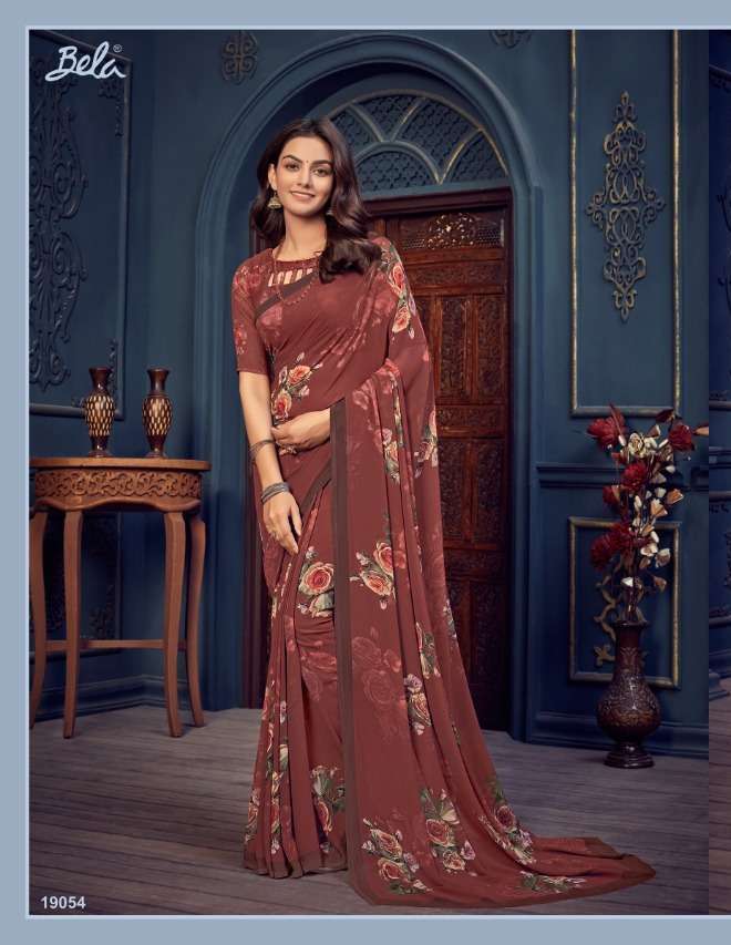 Bela Fashion Rosemary Vol 14 Georgette With Printed Sarees C...