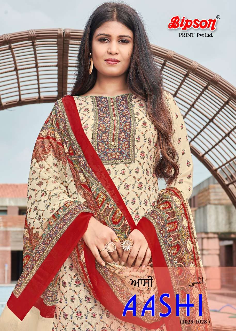 Bipson Fashion Aashi 1025-1028 Series Woolen Pashmina Digita...