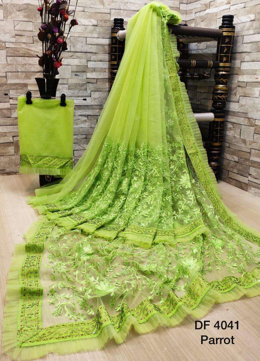 Df 4041 Latest Soft Net Sarees Incredible Collection 012