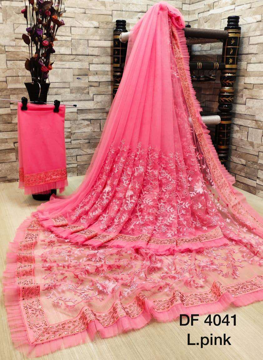Df 4041 Latest Soft Net Sarees Incredible Collection 05
