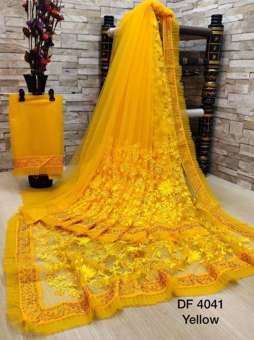 Df 4041 Latest Soft Net Sarees Incredible Collection 06