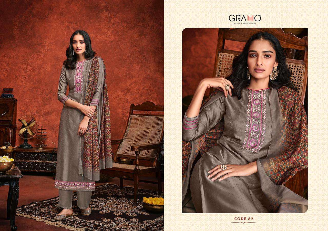 Gramo Safar Vol 2 Pure Viscose With Embroidery Work Readymad...