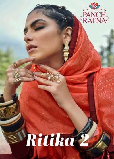 Kessi fabrics Panch Ratna Ritika Vol 2 silk With embroidery ...