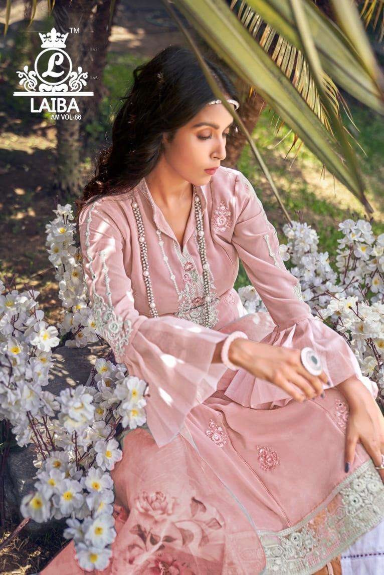 Laiba Am 86 PAKISTANI Mirror Luxury Ready Made Collection