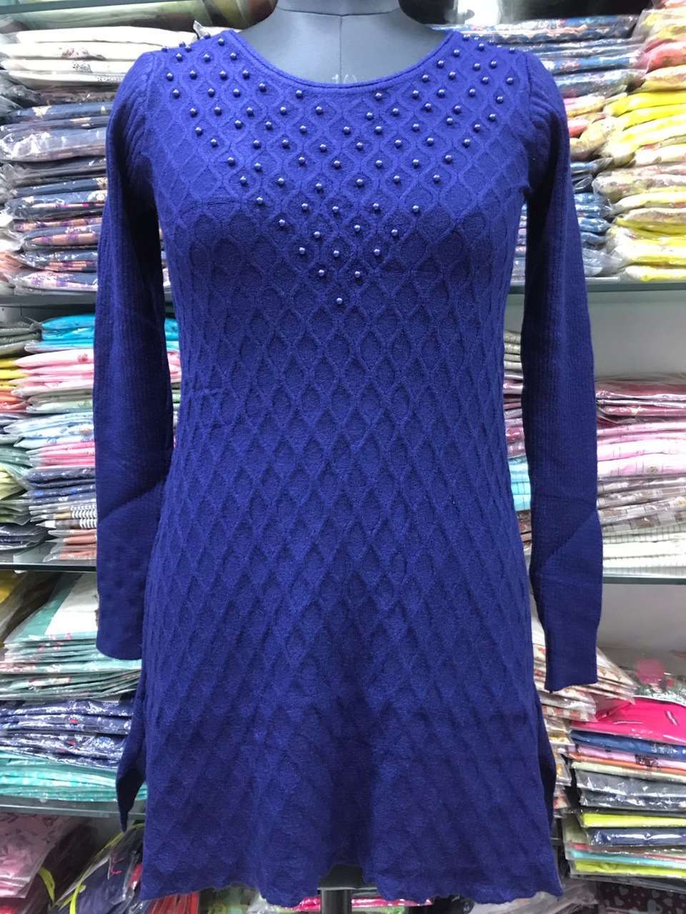 Latest Winter Kurti Wollen Fabric COLLECTION  At Wholesale P...