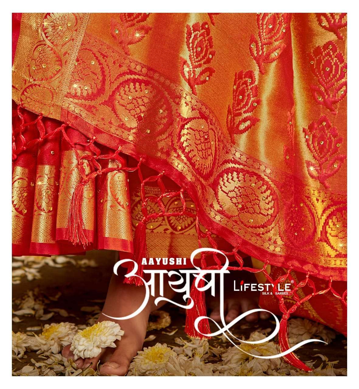 Lifestyle Aayushi Vol 1 Silk weaving Sarees collection