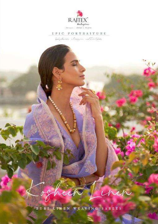 Rajtex Kosheen Linen Weaving Sarees Collection