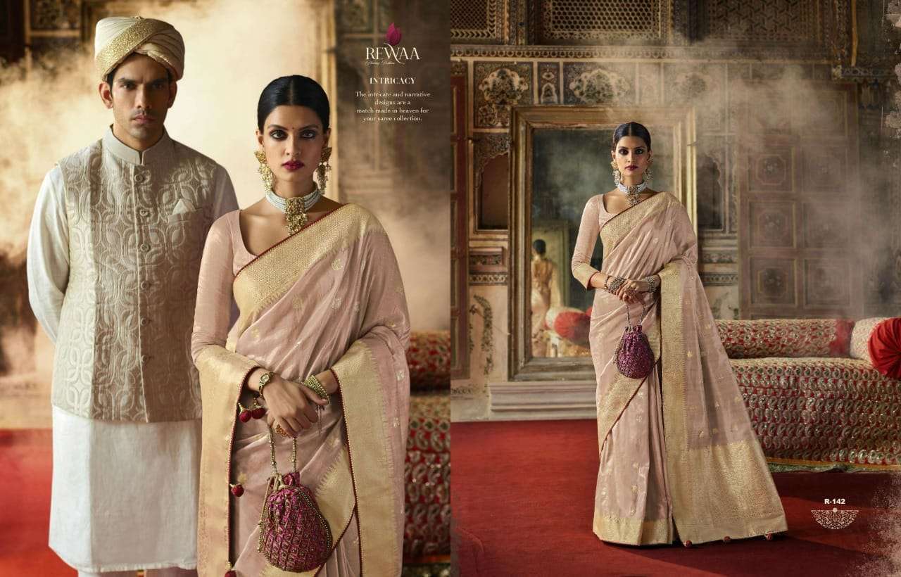 Rewaa Ethnica Silk Designer Sarees Collection 142