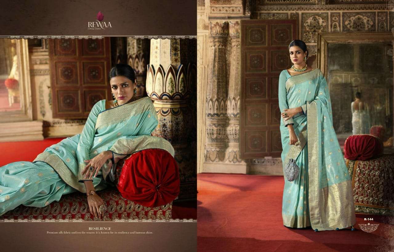Rewaa Ethnica Silk Designer Sarees Collection 144