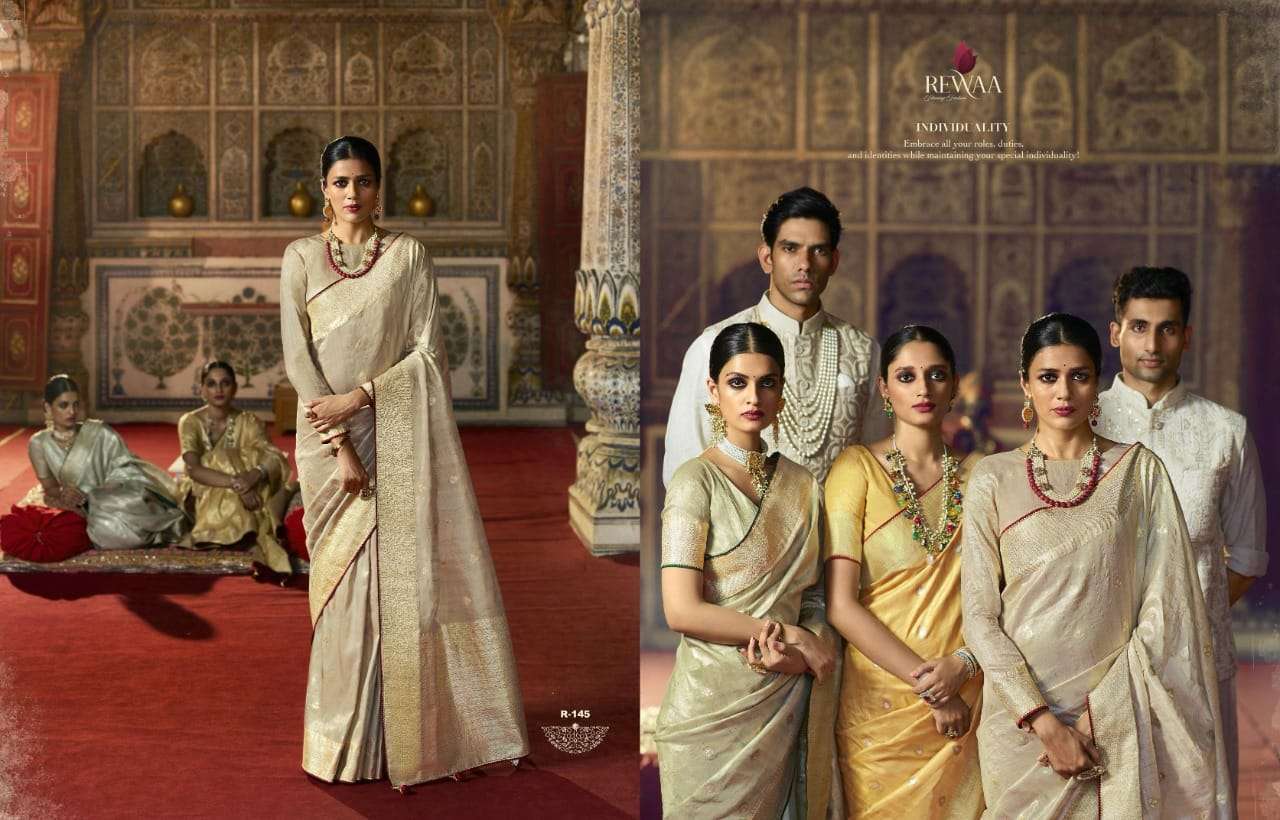 Rewaa Ethnica Silk Designer Sarees Collection 145