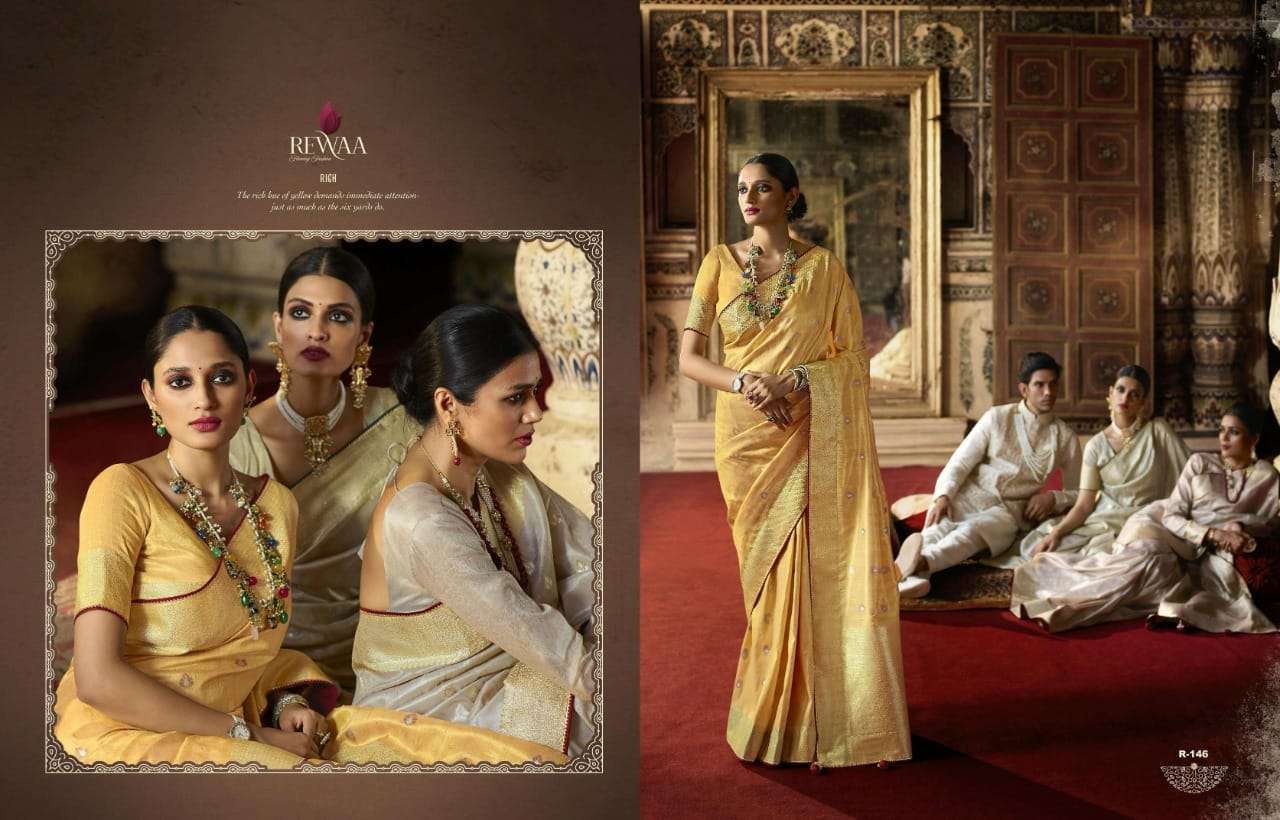 Rewaa Ethnica Silk Designer Sarees Collection 146
