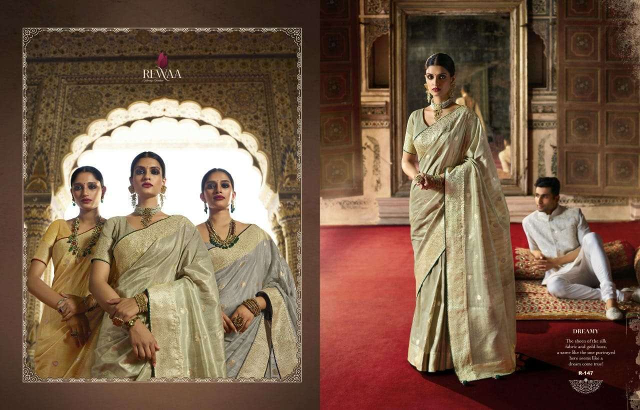 Rewaa Ethnica Silk Designer Sarees Collection 147