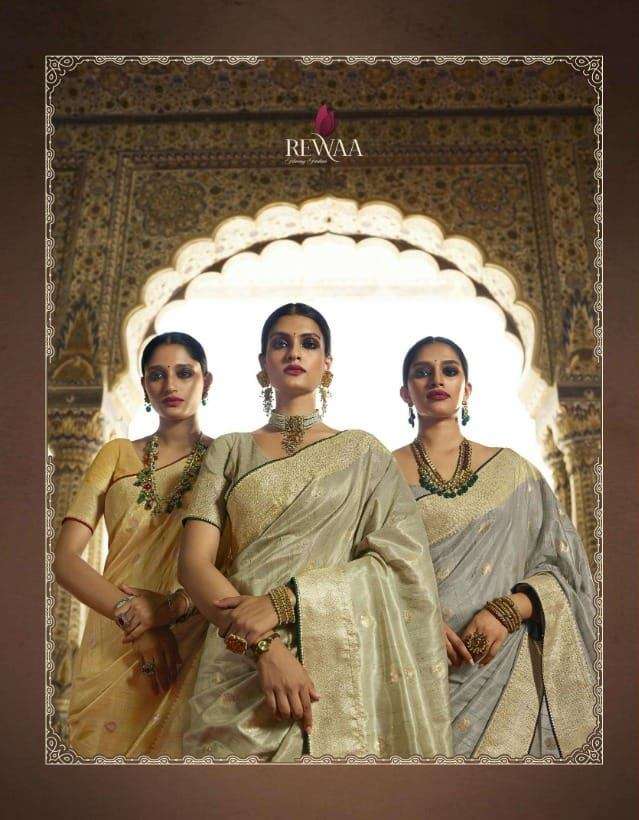 Rewaa Ethnica Silk Designer sarees collection