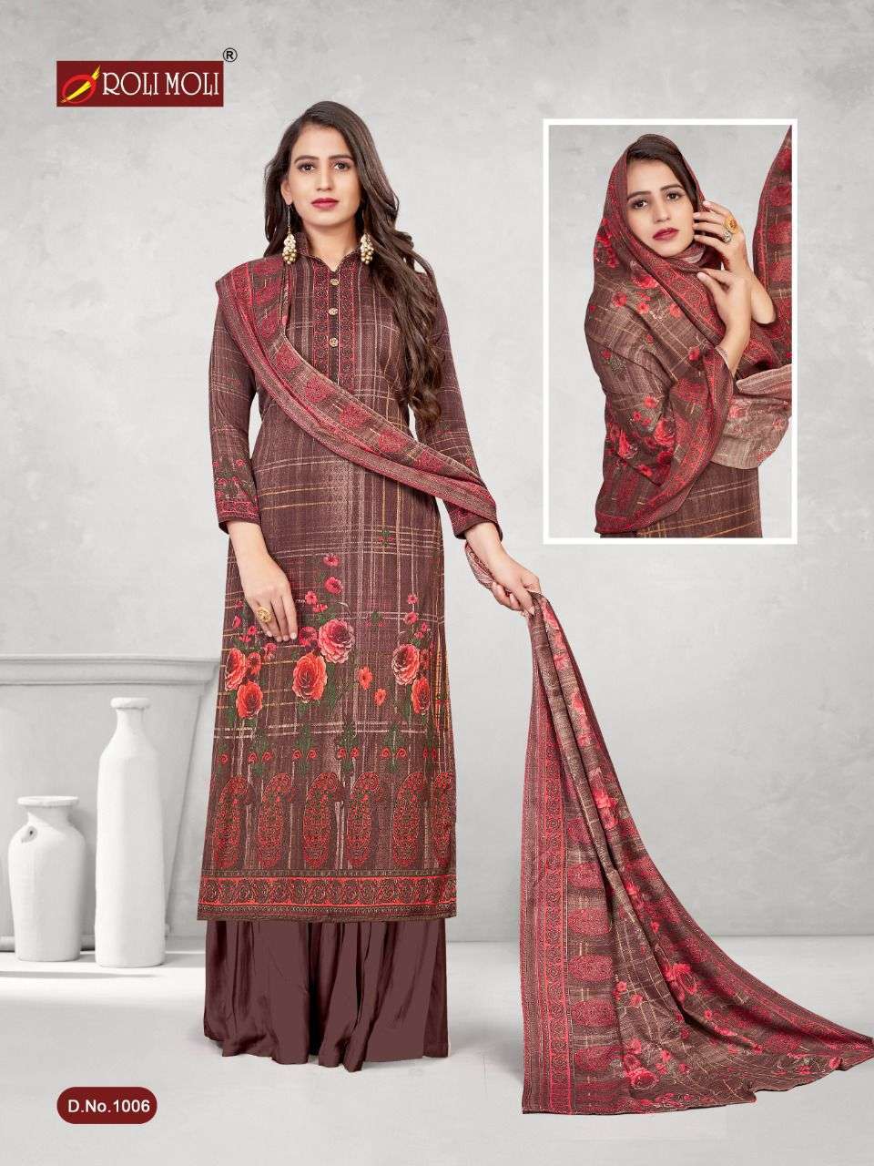 Roli Moli Kalki Pashmina Printed Dress Material Collection 0...