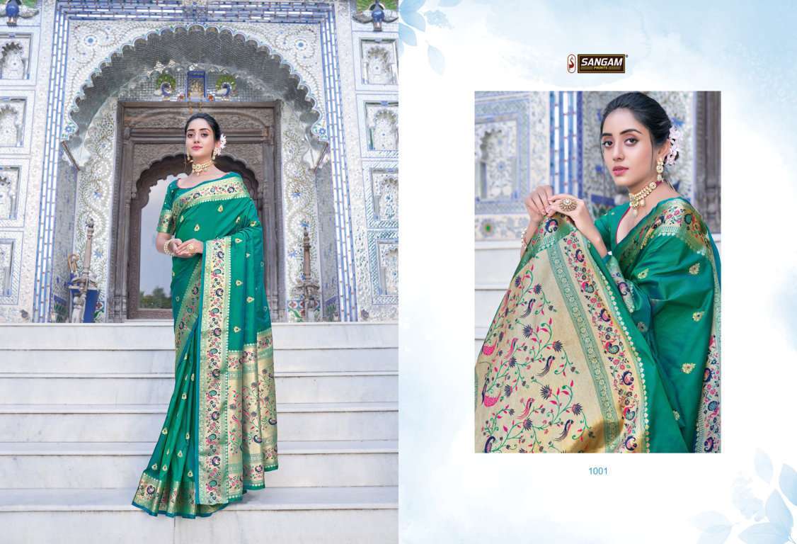 Sangam Prints Adishree Silk Traditional Saree Collection 01
