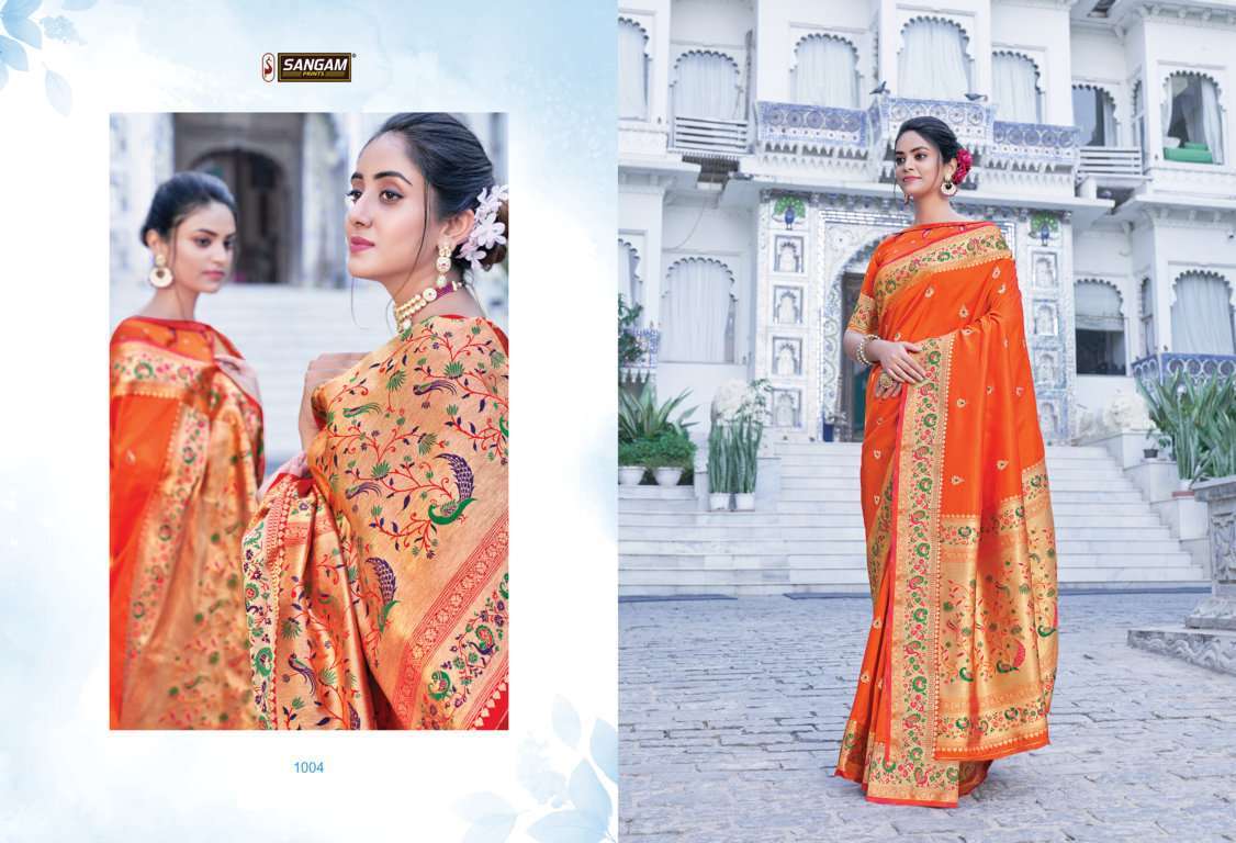 Sangam Prints Adishree Silk Traditional Saree Collection 03
