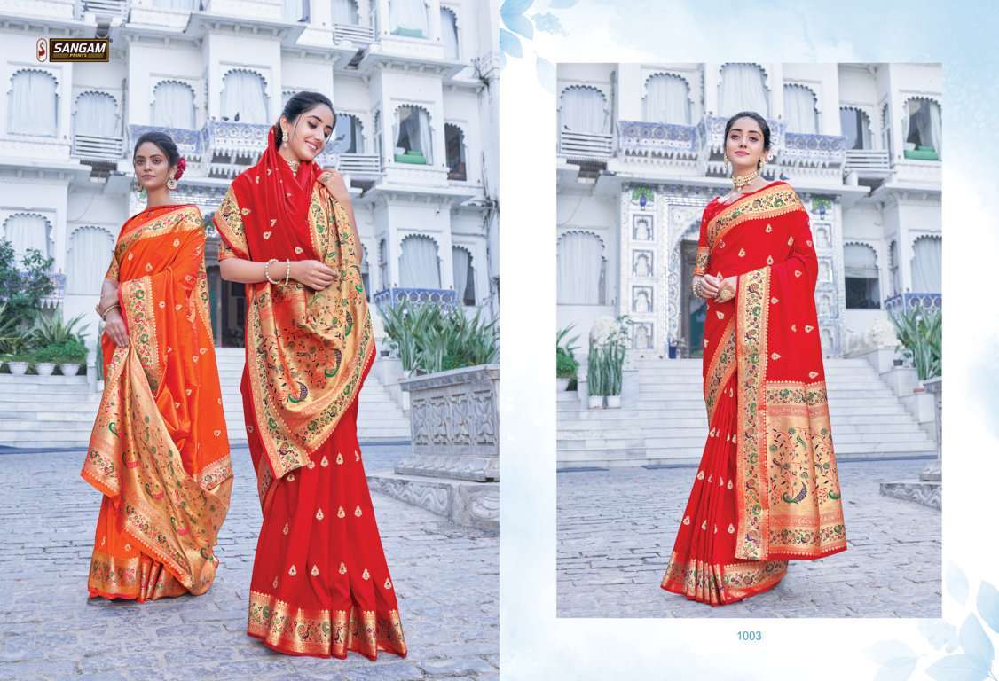 Sangam Prints Adishree Silk Traditional Saree Collection 04