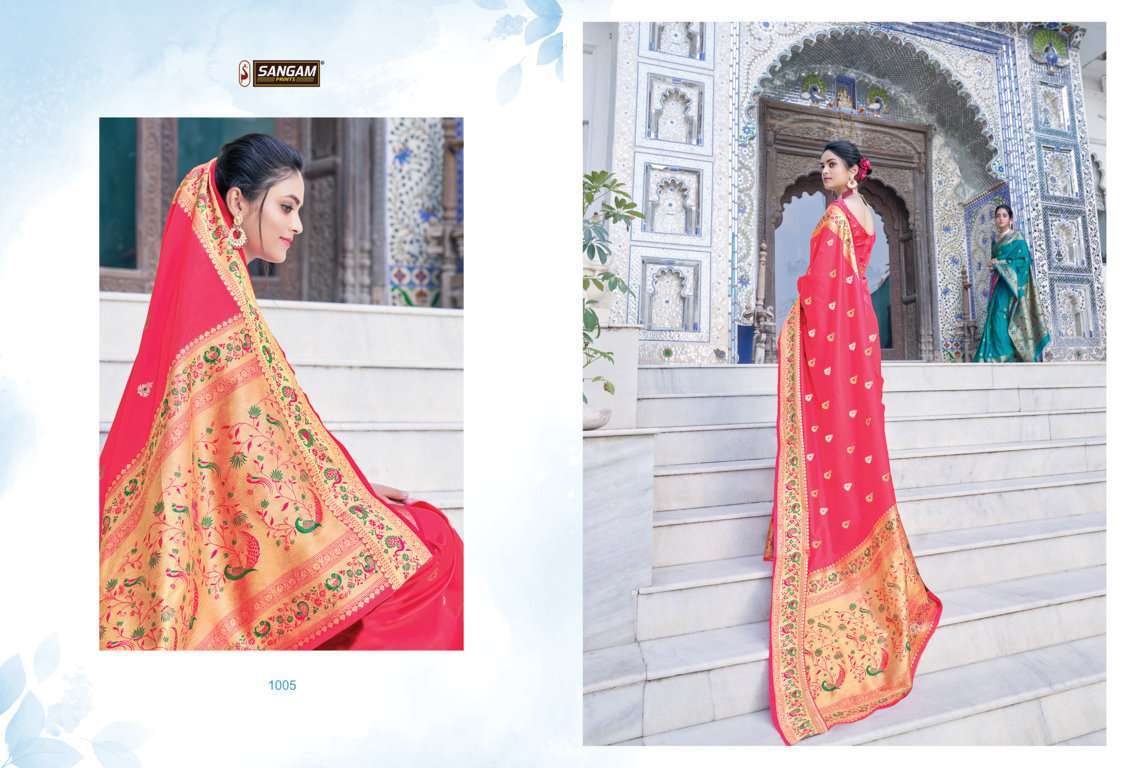 Sangam Prints Adishree Silk Traditional Saree Collection 05