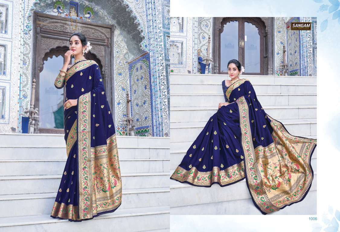 Sangam Prints Adishree Silk Traditional Saree Collection 08