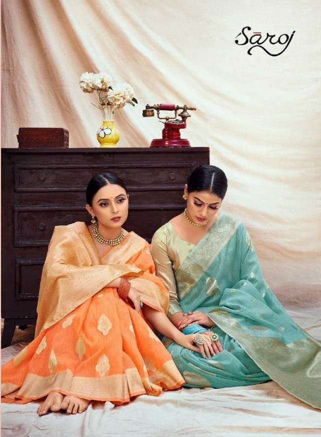 Saroj Sofia Vol 2 Banarasi Silk With Weaving Butta Sarees Co...